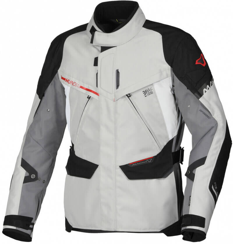 Macna Mundial Jacket Grey/Red 813