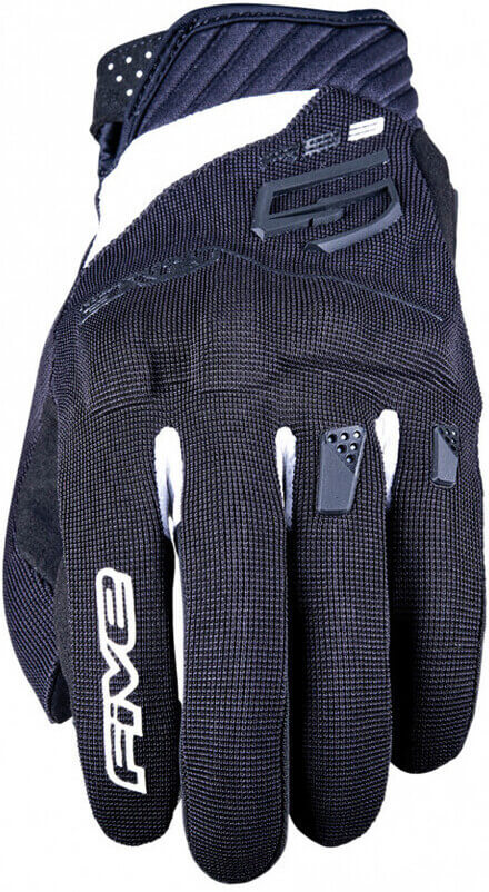Five RS3 Evo Kid Gloves Black/White 120