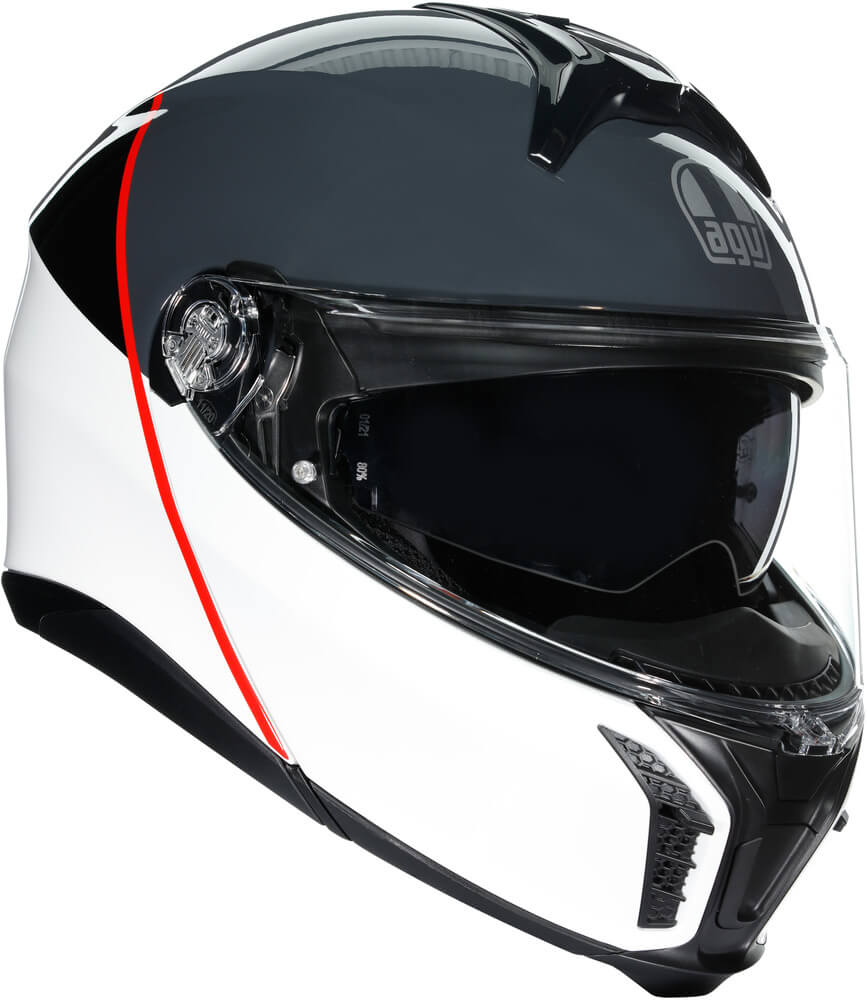 AGV Tourmodular Balance White/Grey/Red 002