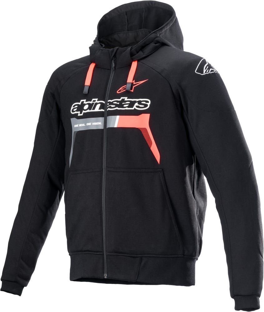 Alpinestars Chrome Ignition Hoodie Red Fluo 1030