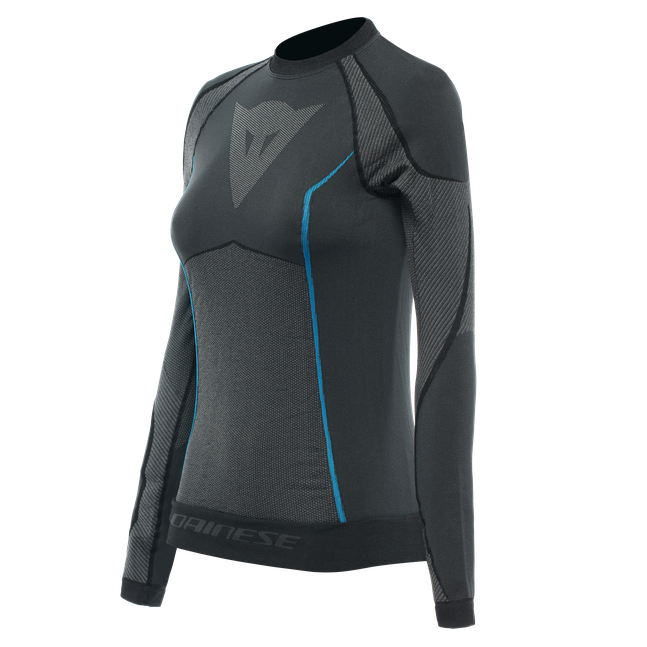 Dainese Dry Longsleeve Lady Black/Blue 607