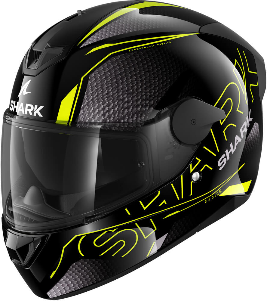Shark D-Skwal 2 Cadium Black/Yellow/Black KYK