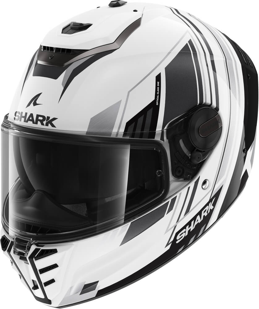 Shark Spartan RS Byhron White Black Chrome WKU