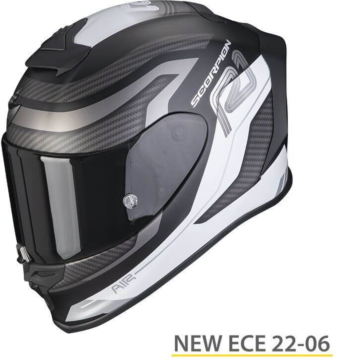 Scorpion EXO-R1 EVO AIR Vatis Matt Black/White