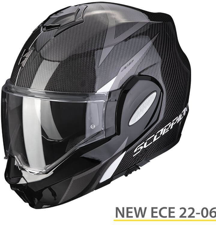 Scorpion EXO-Tech EVO Carbon Top Black/White