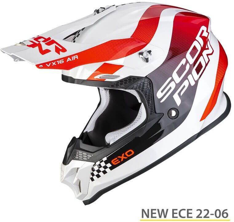 Scorpion VX-16 EVO AIR Soul White/Red