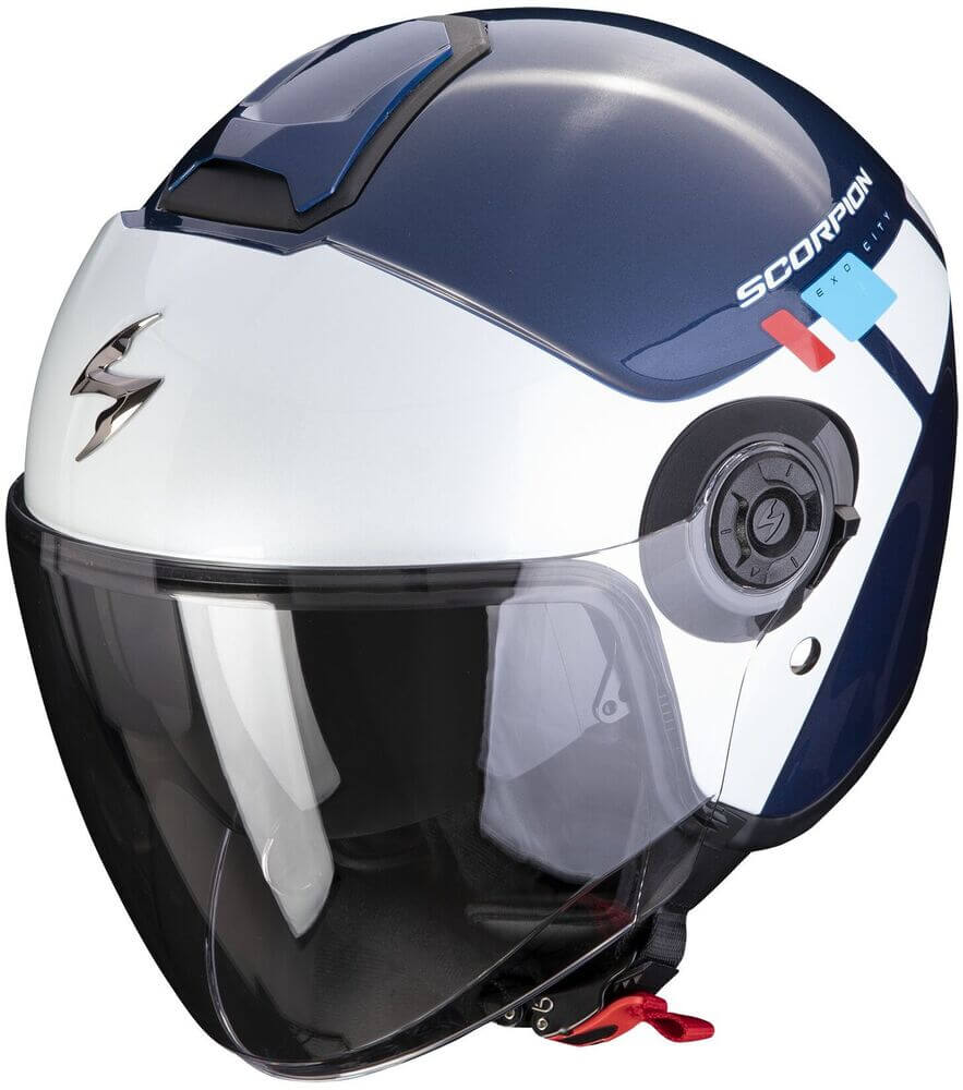 Scorpion EXO-CITY II Mall Blue/White/Red