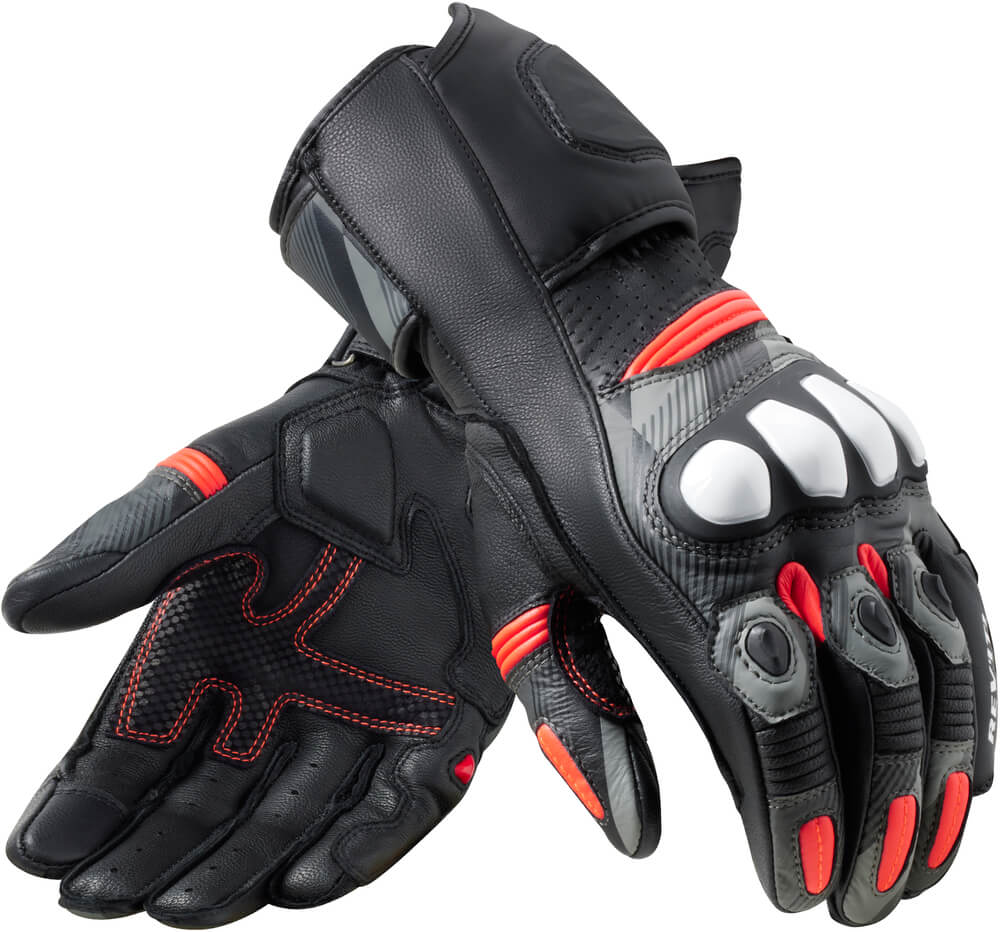 REV'IT League 2 Gloves Black/Neon Red