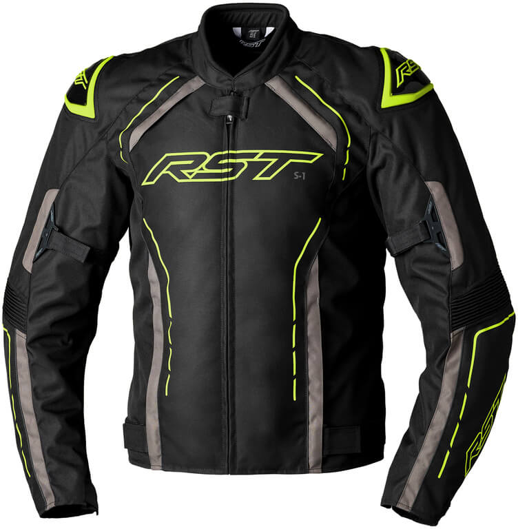RST S-1 CE Jacket Black/Grey/Fluo Yellow