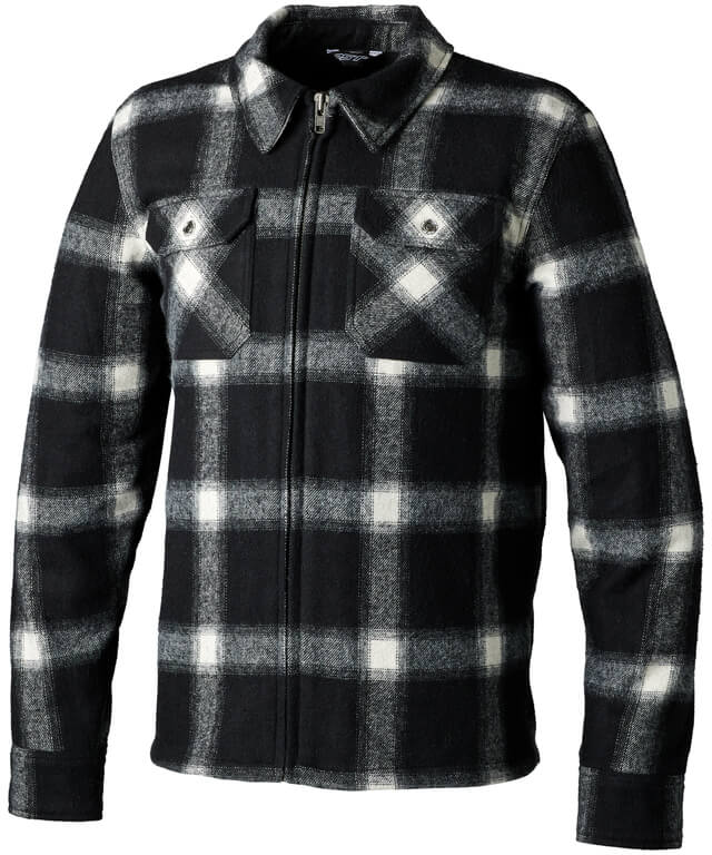 RST Brushed CE Jacket Black/White Check