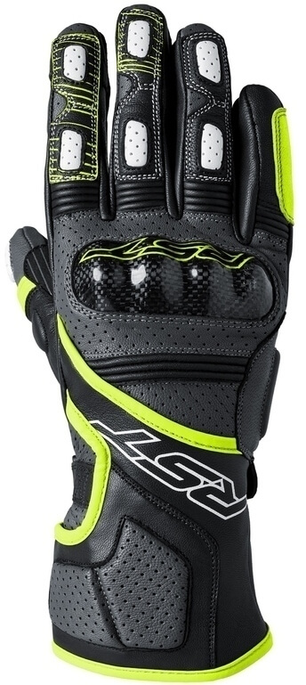RST Fulcrum CE Gloves Grey/Fluo Yellow/Black
