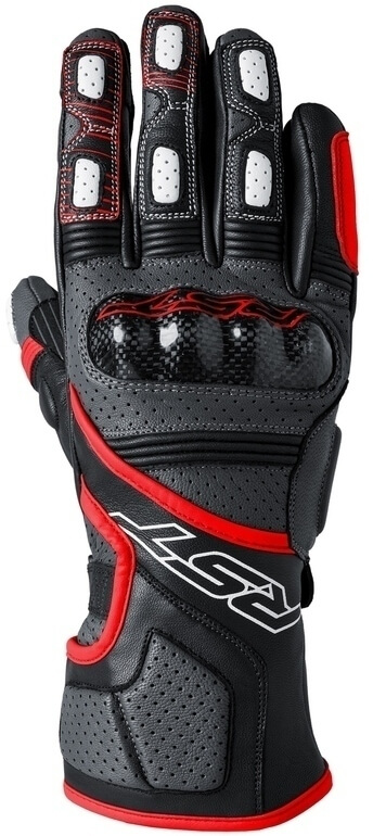 RST Fulcrum CE Gloves Grey/Red/Black