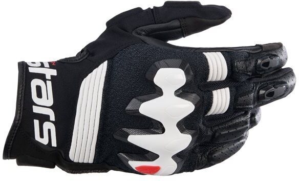 Alpinestars Halo Leather Gloves Black White 12