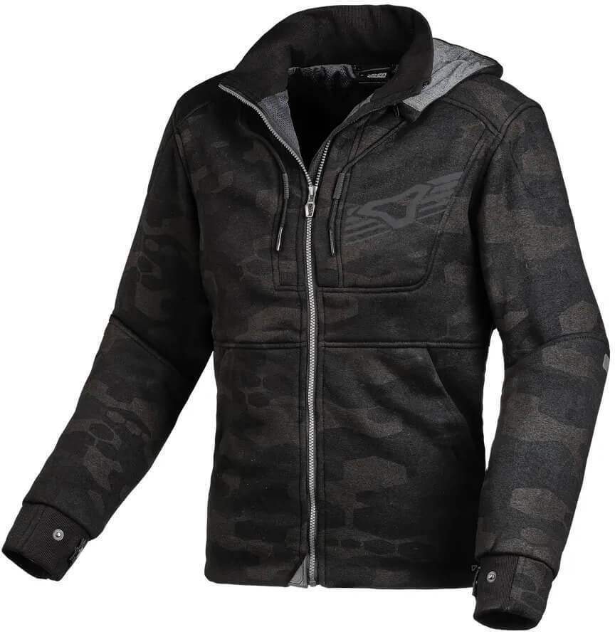 Macna District Ladies Hoodie Black/Grey