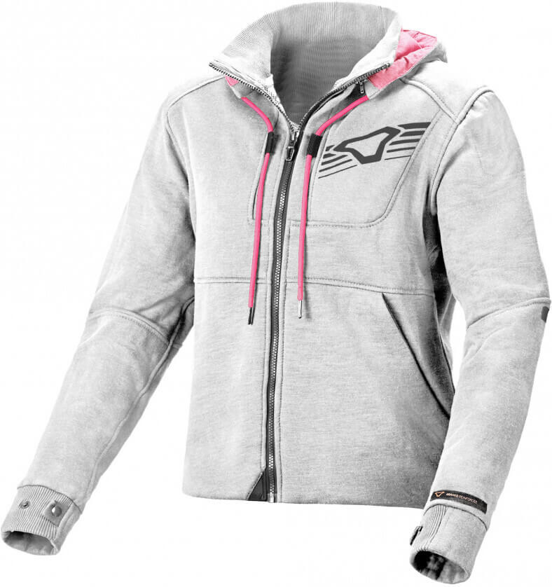 Macna District Ladies Hoodie Light grey