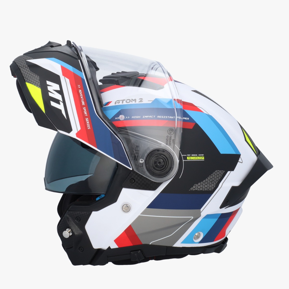 MT Atom 2 SV Bast Mat Blauw/Rood