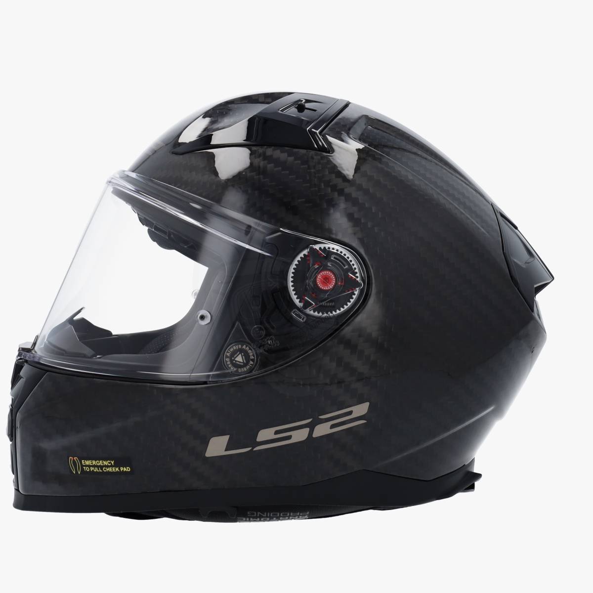 LS2 FF811 Vector II Gloss Carbon 06