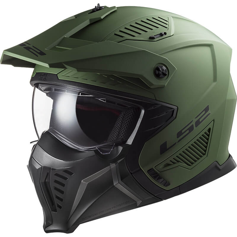 LS2 OF606 Drifter Solid Matt Military Green 06