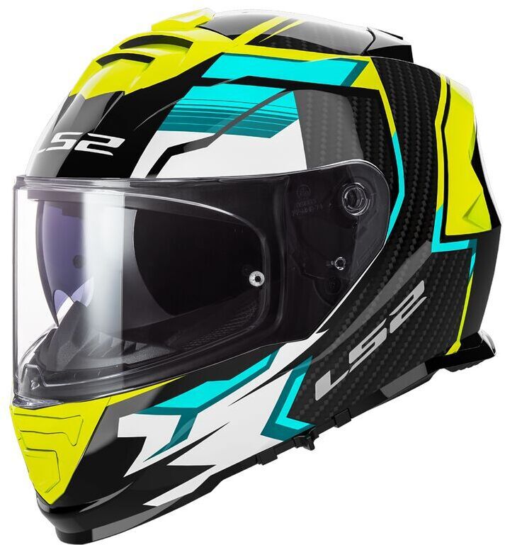 LS2 FF800 Storm II Tracker Black H-V Yellow