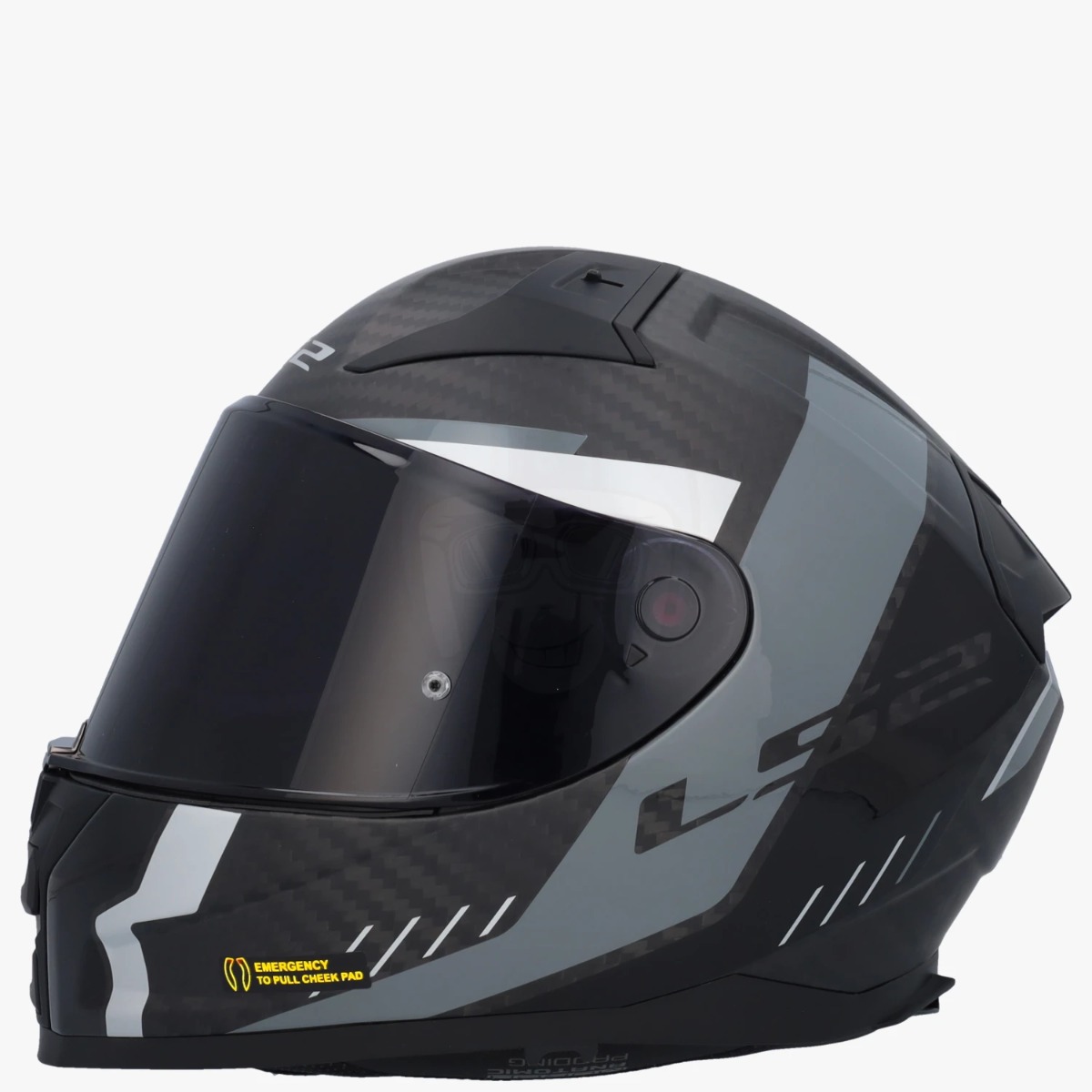 LS2 FF811 Vector II Carbon Grid Matt Black Grey