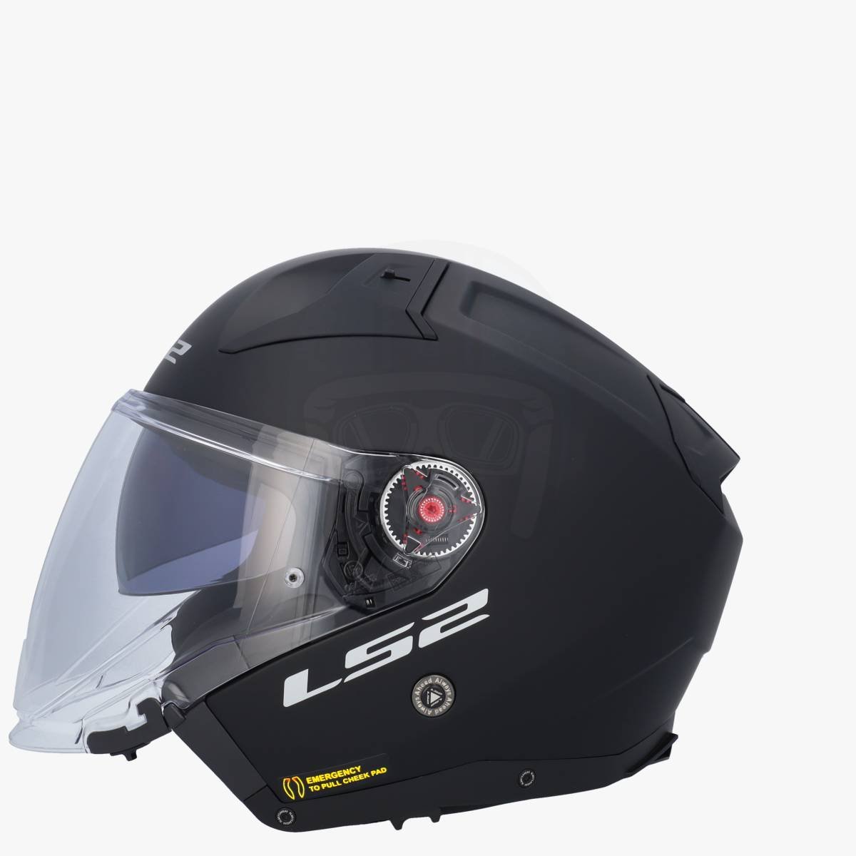 LS2 OF603 Infinity II Solid Matt Black