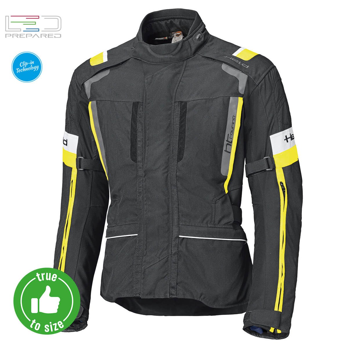 Held 4-Touring II Black/Neonyellow