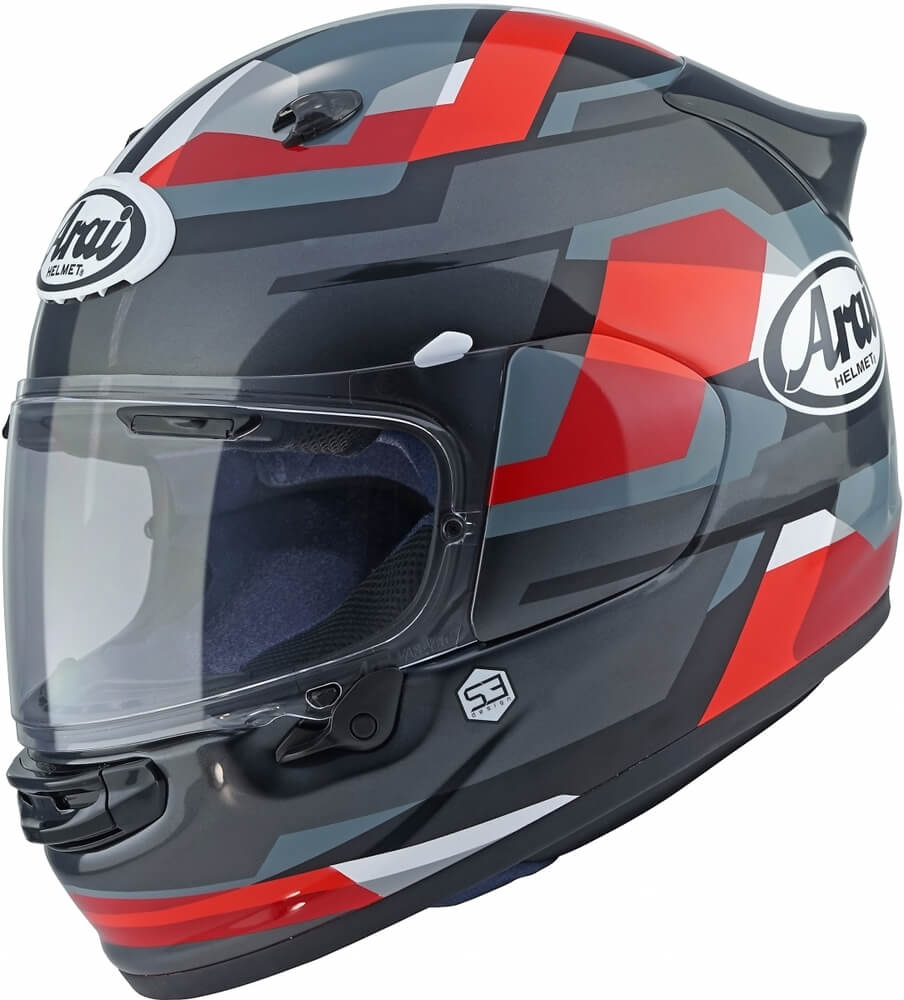 Arai Quantic 06 Abstract Red