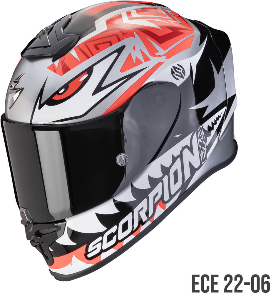 Scorpion EXO-R1 EVO AIR Zaccone Silver/Black/Red