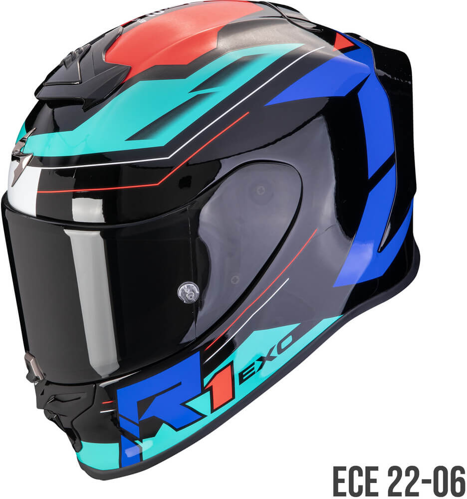 Scorpion EXO-R1 EVO AIR Blaze Black/Blue/Red