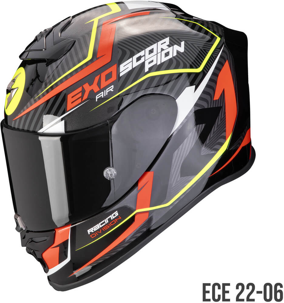 Scorpion EXO-R1 EVO AIR Coup Black/Red/Neon Yellow