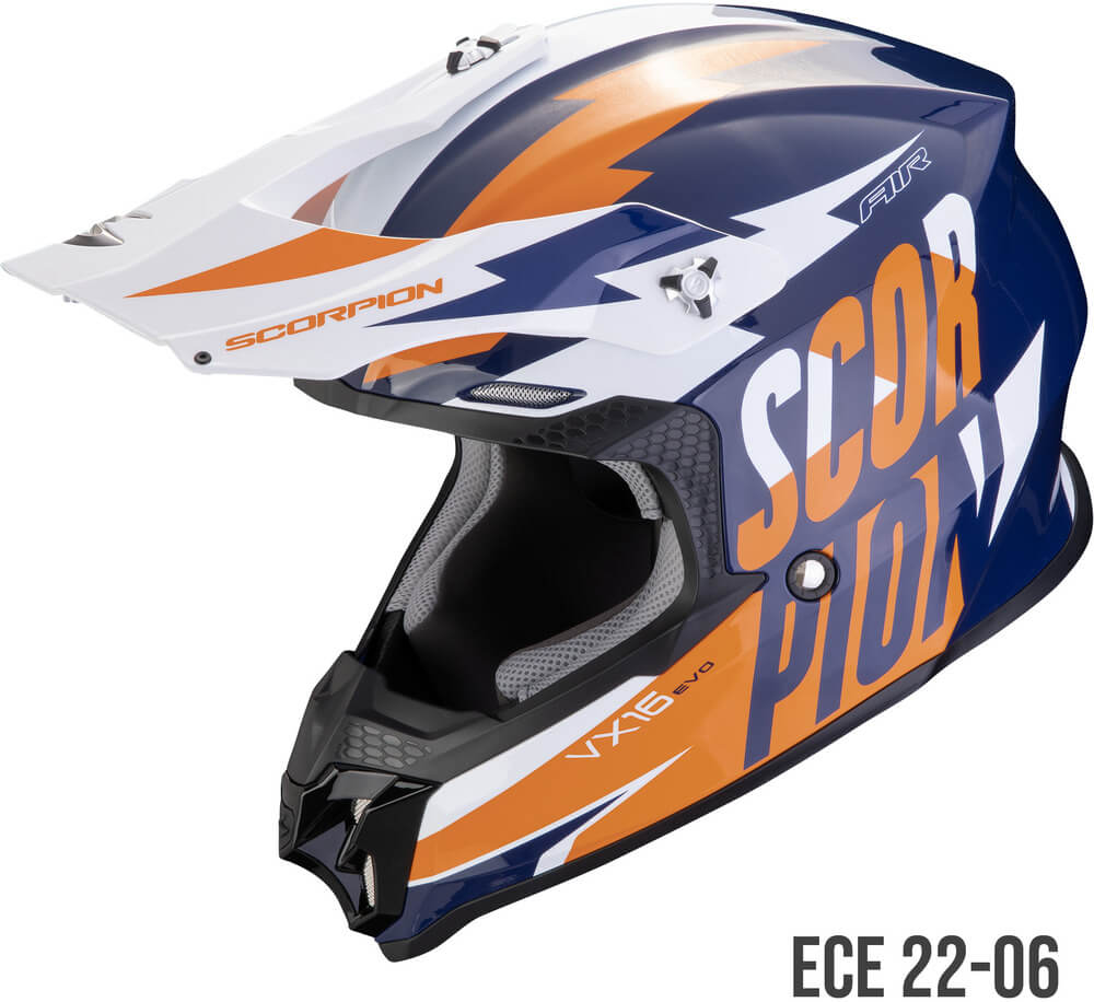 Scorpion VX-16 EVO AIR Slanter Blue/Orange