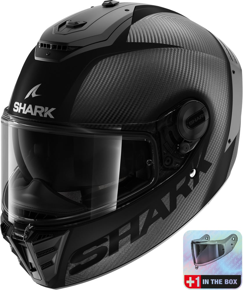 Shark Spartan RS Carbon Skin Mat Visor In The Box DMA