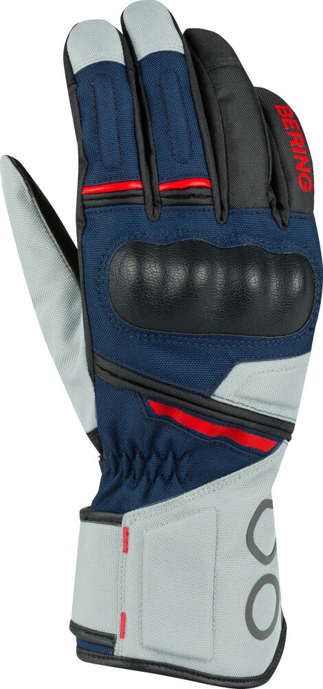 Bering Lady Siberia Gloves Grey/Blue/Red