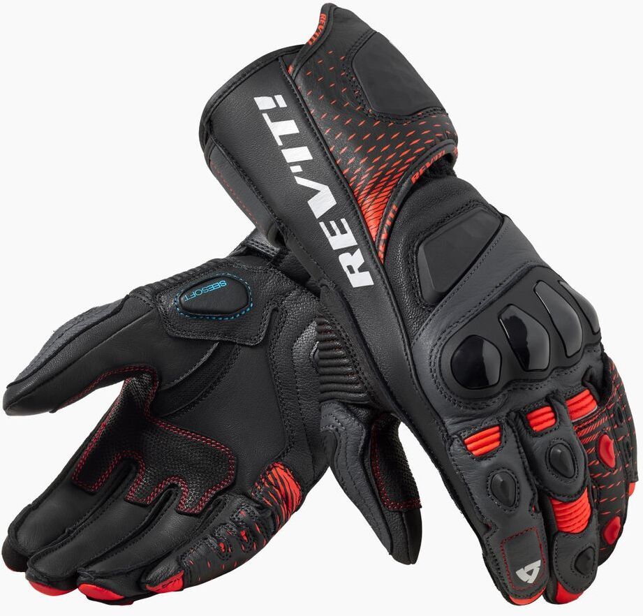 REV'IT Control Gloves Black/Neon Red
