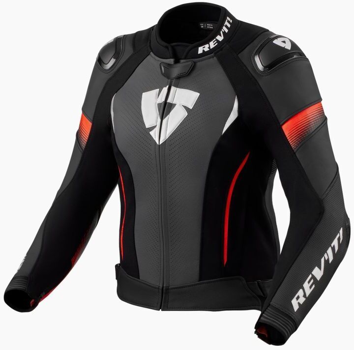 REV'IT Xena 4 Pro Ladies Jacket Black/Neon Red