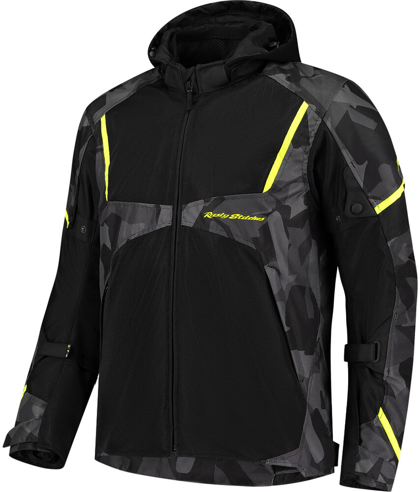 Rusty Stitches Carlo Black/Camo/yellow 936