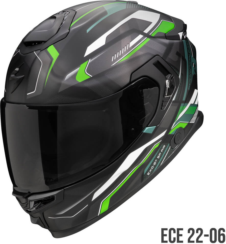 Scorpion EXO-GT SP AIR Augusta Matt Black/Grey/Green