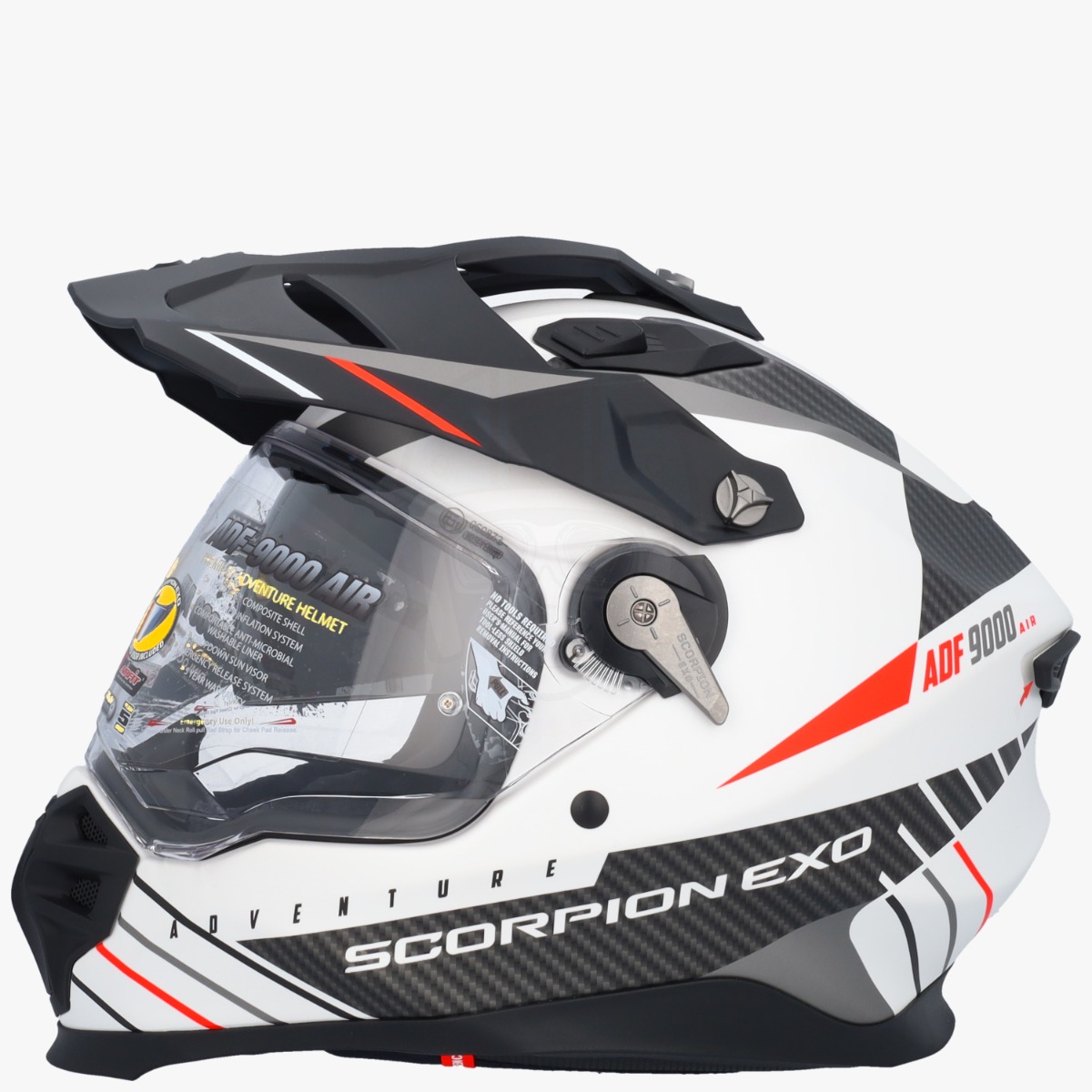 Scorpion ADF-9000 AIR Feat Matt White/Black/Red