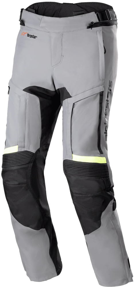 Alpinestars Bogota' Pro Drystar 3 Seasons Trousers Dark Gray Yellow Fluo 9350