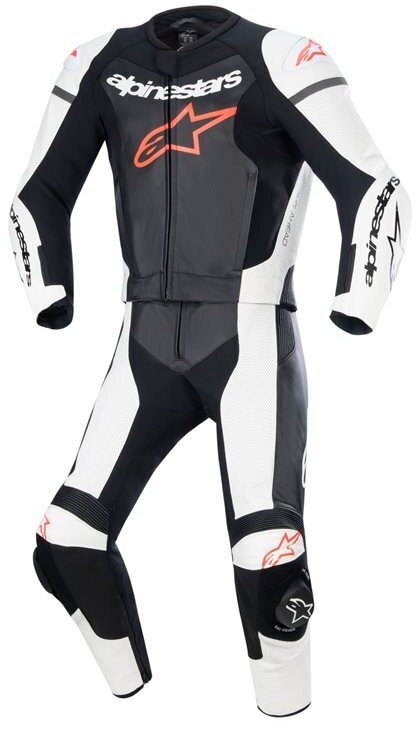 Alpinestars GP Force Lurv 2Pc Leather Suit Black White Red Fluo 1231