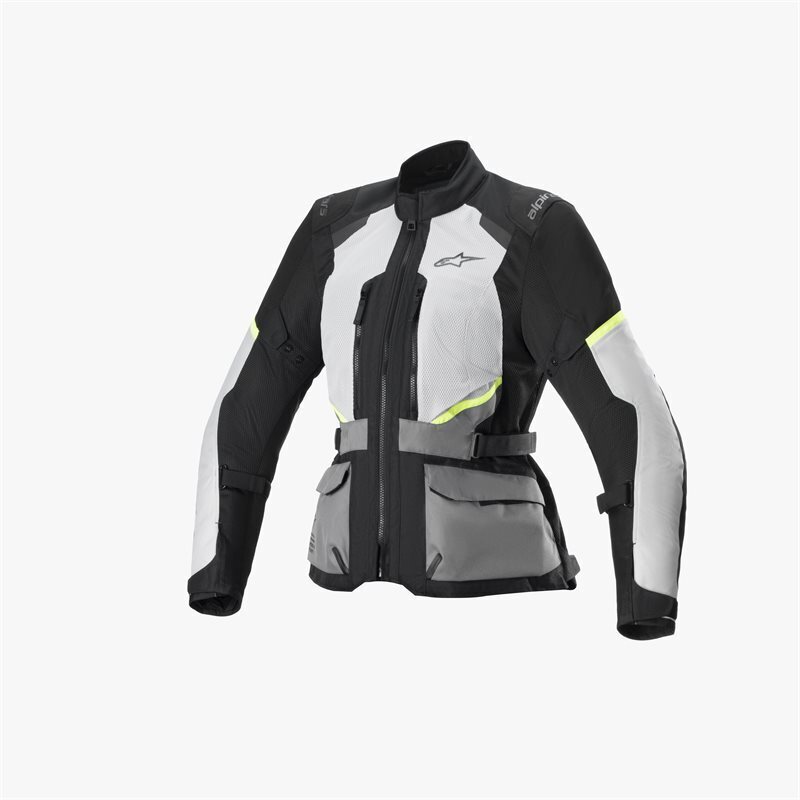 Alpinestars Stella Andes Air Drystar Jacket Ice Gray Dark Gray Black 9191