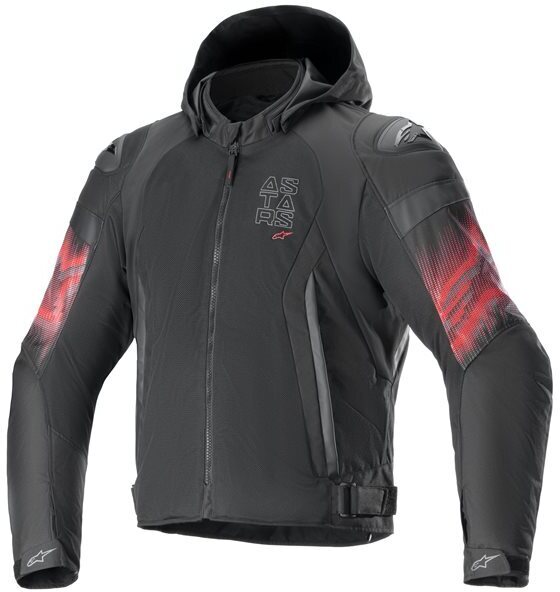 Alpinestars Zaca Air Venom Waterproof Jacket Black Bright Red 1303