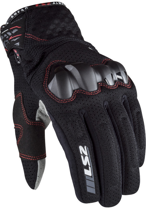 LS2 Chaki Man Gloves Black