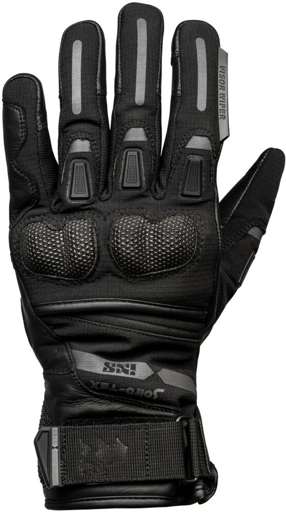 iXS Tour Montevideo Short Gloves Black