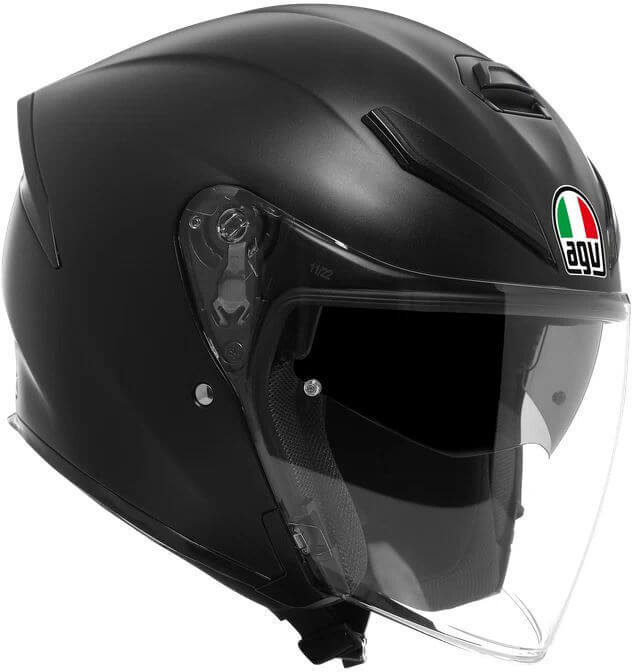 AGV K5 Jet Evo Control Matt Black/White 006