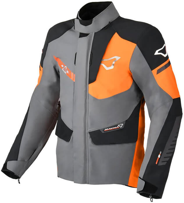 Macna Synchrone Jacket Grey/Orange
