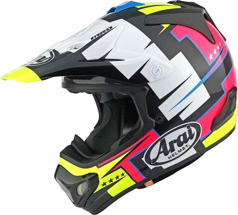 Arai MX-V EVO Battle Yellow