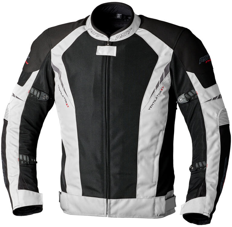 RST RST textile Ventilator-XT CE Men Jacket Black/Silver