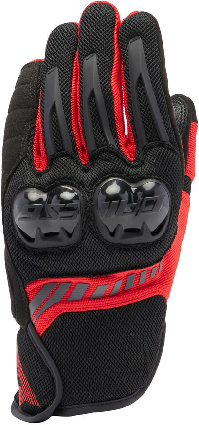 Dainese Mig 3 Air Tex Gloves Black/Red-Lava