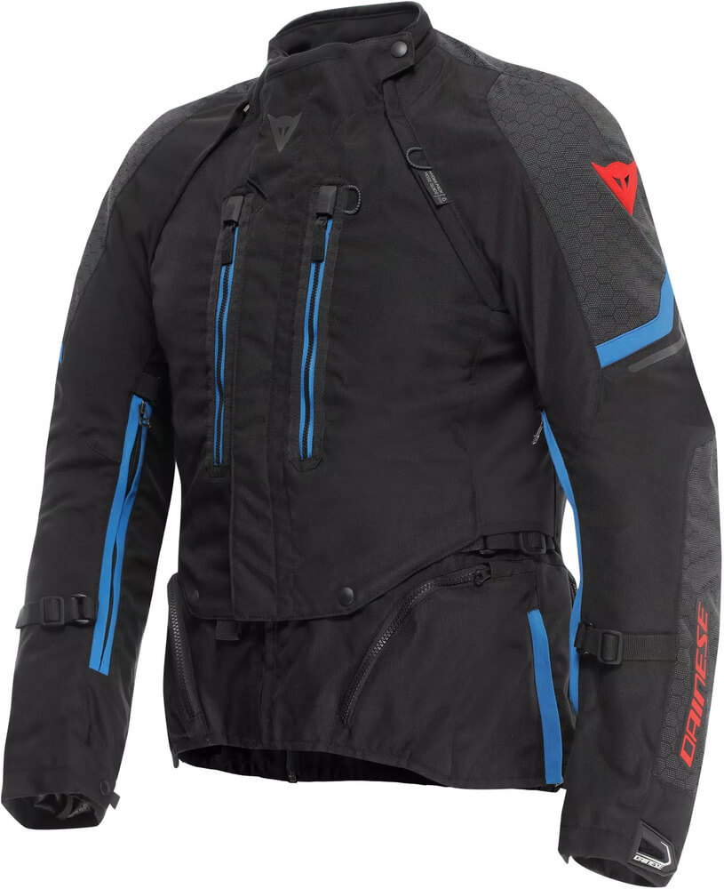 Dainese Super Adventure D-Dry Absoluteshell Jacket Black/Black/Blue D01